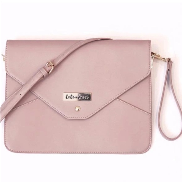 Styleheir Boutique Handbags - BOUTIQUE Lilac Milan Clutch Purse Blush Bag NWT